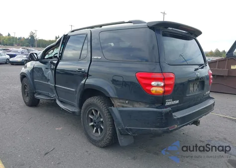 2001 Toyota Sequoia Limited V8 from USA, damaged, VIN 5TDBT48A11S043894
